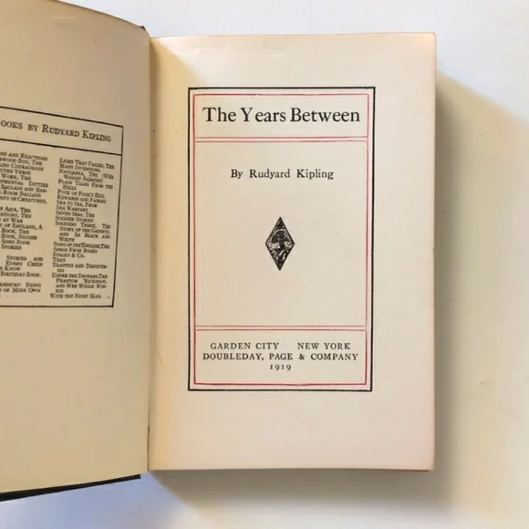 The Years Between - Rudyard Kipling - 1919 - Picture 2 of 14